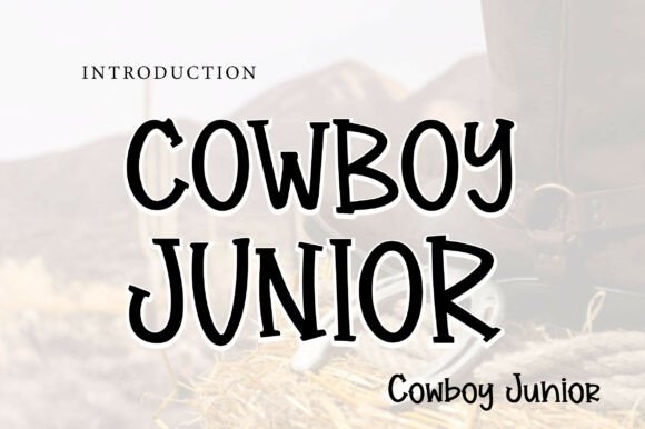 Cowboy Junior: A Playful Western Font for Bold Designs