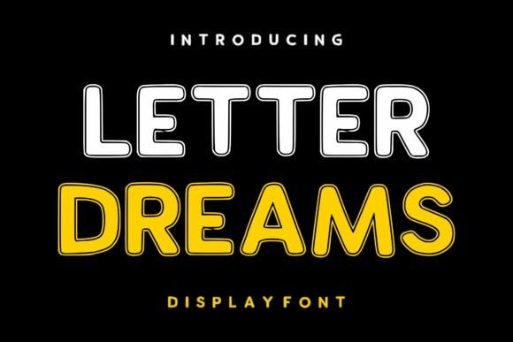 Letter Dreams: A Bold Typeface for Modern Design
