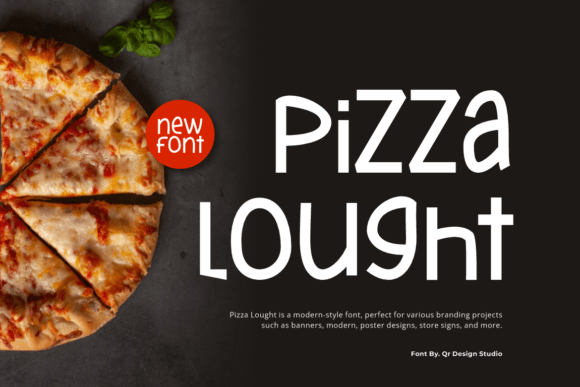 Pizza Lought: A Modern Font for Appetizing Branding