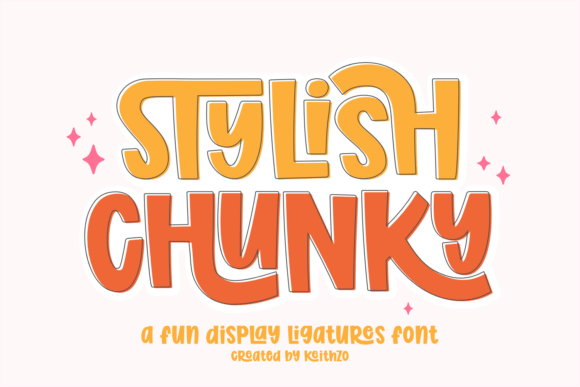 Stylish Chunky: A Bold Typeface for Impactful Design